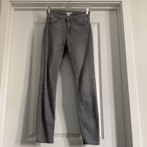 H&M Mid Rise Jeans - Gray - Picture 1 of 6